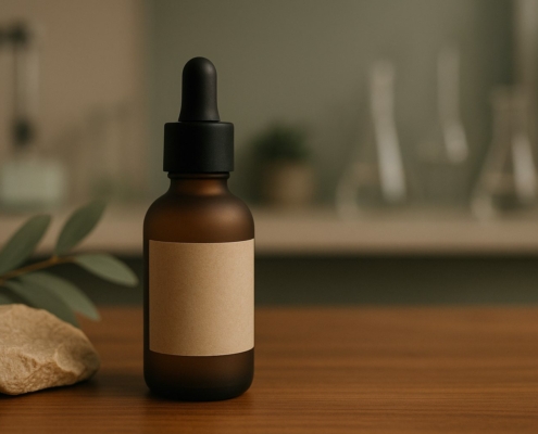 Design de l’identité produit – Aromadunes Lab