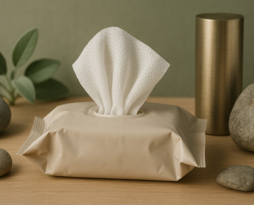 Fabrication de lingettes imprégnées – Aromadunes Lab