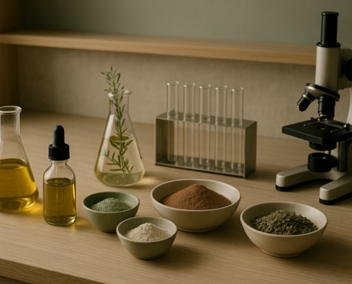 Sélection des matières premières – Aromadunes Lab
